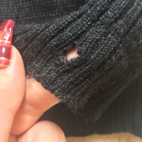 Britches Black Knit Wool Sweater - Picture 5 of 6